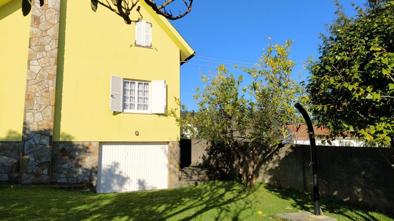 Villa Casa Con Jardin En La Playa De Almieiras Fene Esterno foto