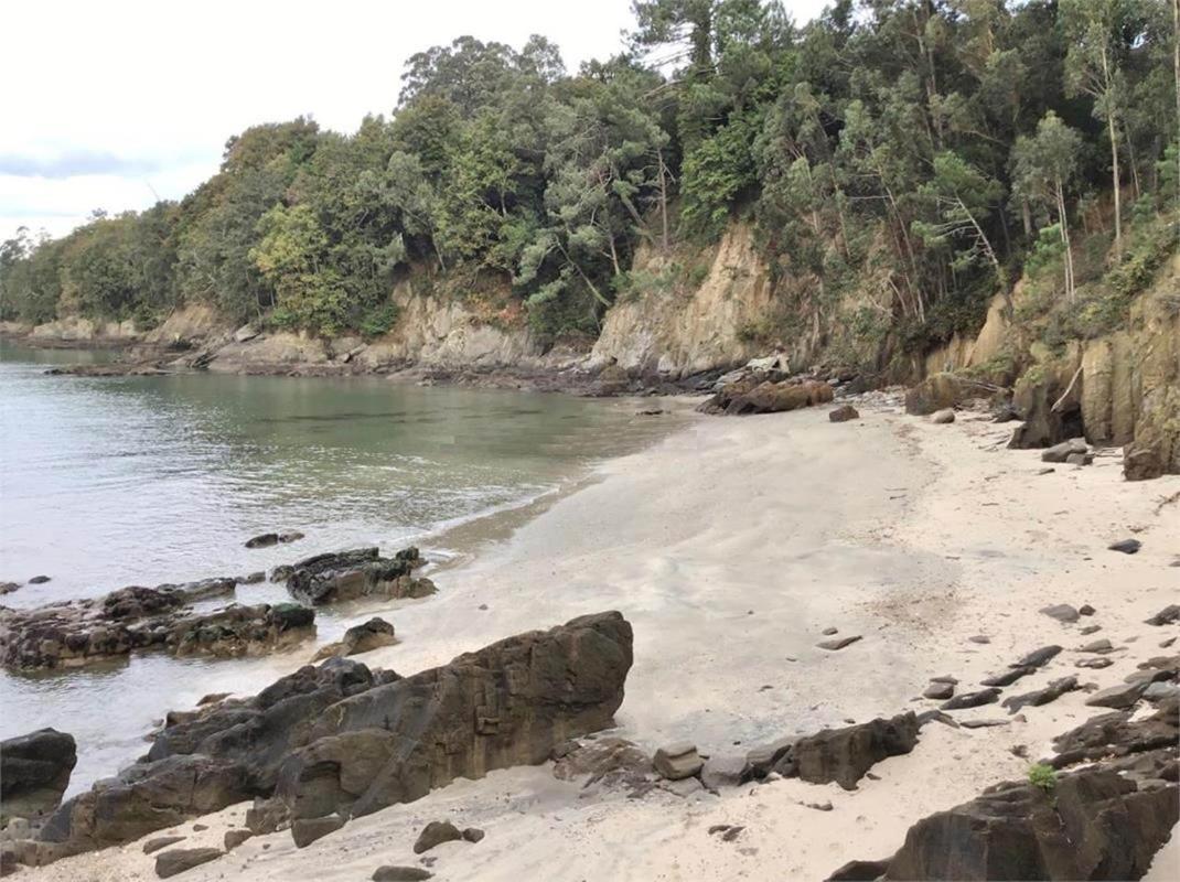 Villa Casa Con Jardin En La Playa De Almieiras Fene Esterno foto